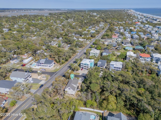 101 SE 68th St, Oak Island, NC 28465 - drone / aerial view with a residential view and a water view