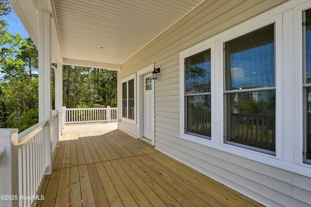 101 SE 68th St, Oak Island, NC 28465 - view of wooden terrace