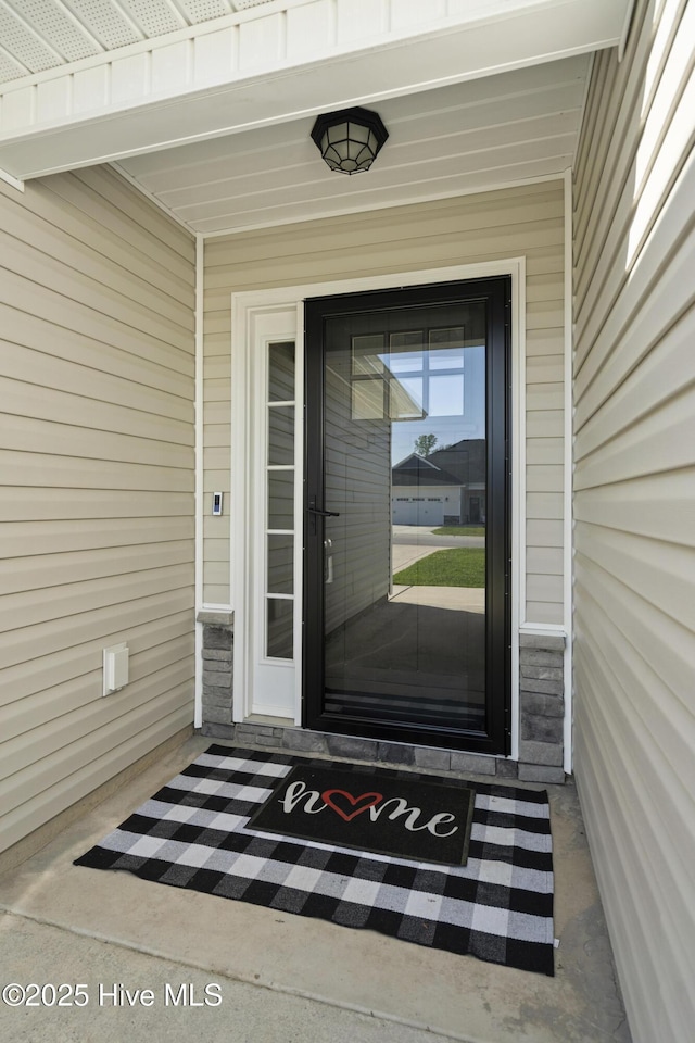 view of property entrance