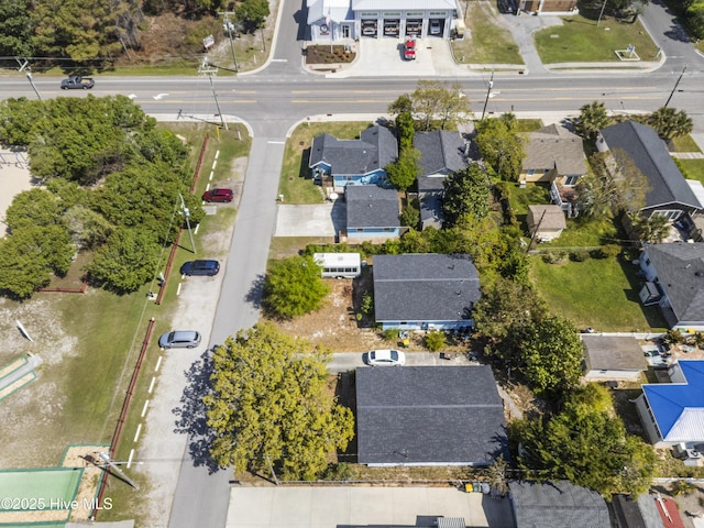 birds eye view of property featuring a residential view