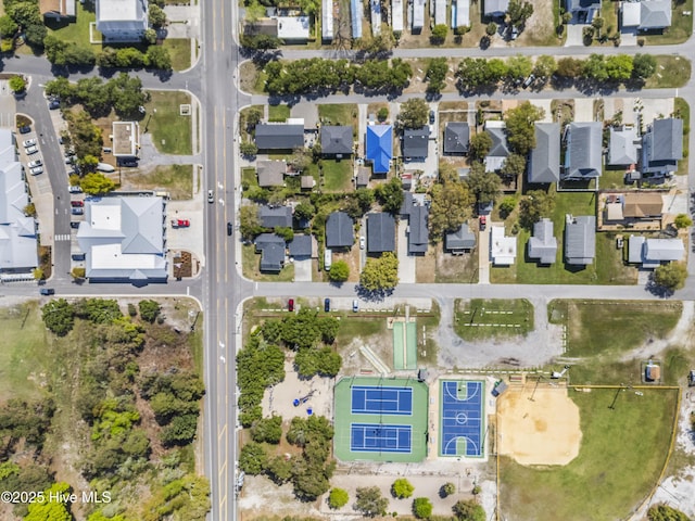 bird's eye view featuring a residential view