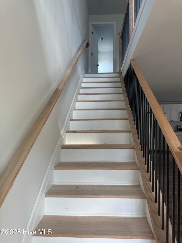 view of staircase