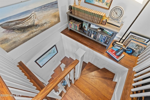 view of stairway