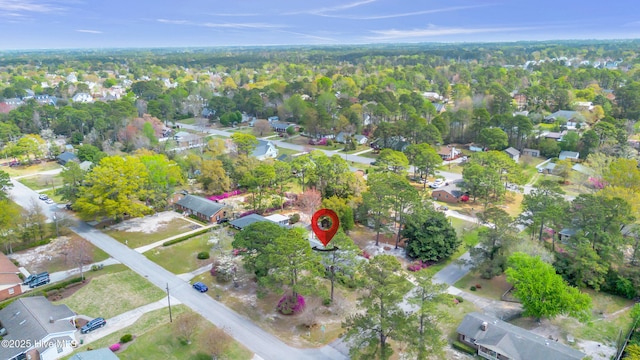 bird's eye view featuring a residential view