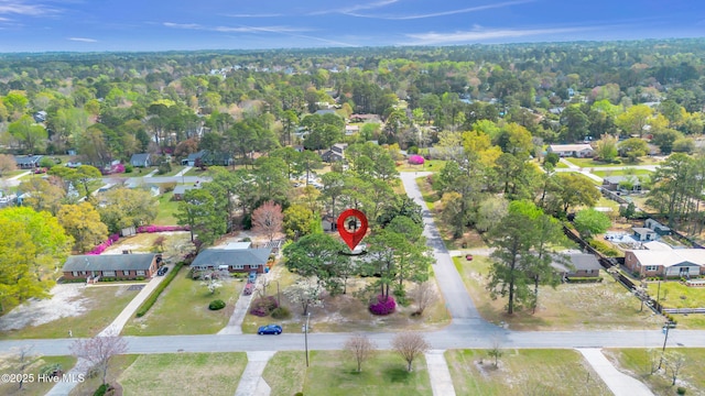birds eye view of property featuring a residential view