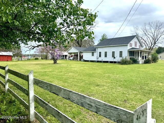 1885 NC-306, Grantsboro, NC 28529 - view of yard