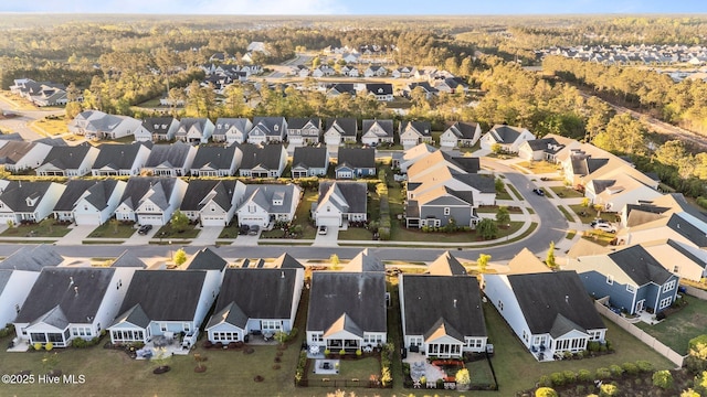 birds eye view of property featuring a residential view