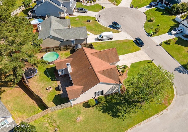 301 Softwood Ct, Jacksonville, NC 28540 - birds eye view of property featuring a residential view