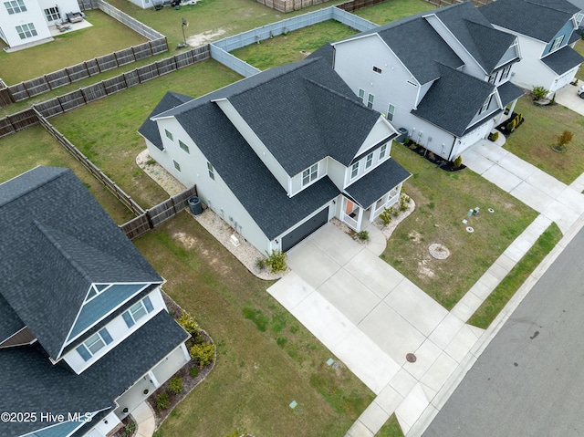 555 Heartwood Dr, Leland, NC 28479 - bird's eye view featuring a residential view