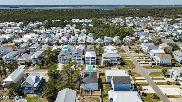 1205 Mackerel Ln Unit 2, Carolina Beach, NC 28428 - aerial view featuring a residential view