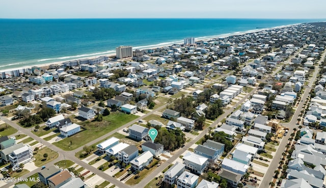 1205 Mackerel Ln Unit 2, Carolina Beach, NC 28428 - aerial view featuring a water view