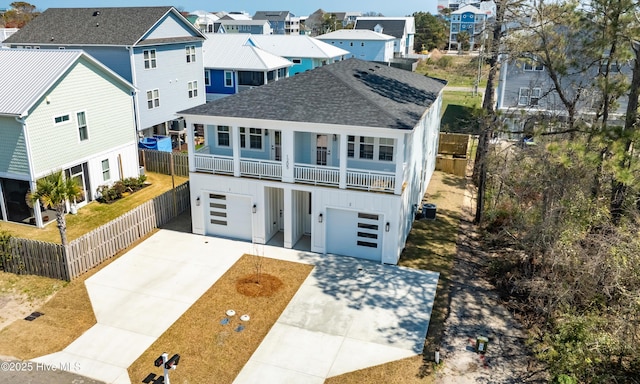 1205 Mackerel Ln Unit 2, Carolina Beach, NC 28428 - birds eye view of property with a residential view