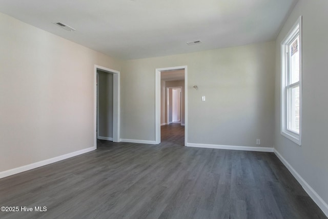 915 N Broad St, Edenton, NC 27932 - spare room with dark wood-style floors and baseboards