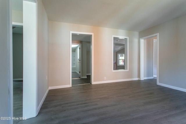 915 N Broad St, Edenton, NC 27932 - spare room with baseboards and dark wood-style floors