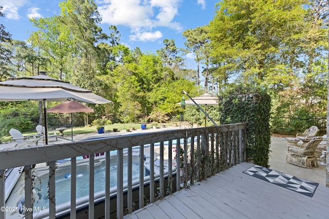 view of deck