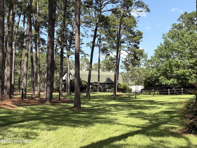 207 Bump A Long Ln, Southern Pines, NC 28387 - view of yard featuring fence