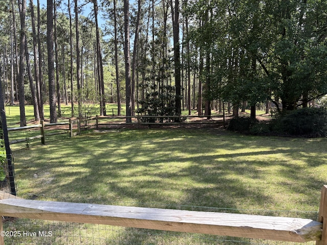 207 Bump A Long Ln, Southern Pines, NC 28387 - view of yard with fence