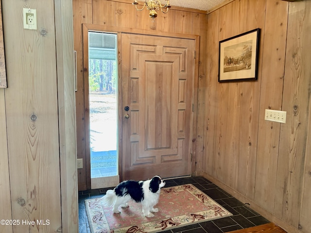 207 Bump A Long Ln, Southern Pines, NC 28387 - entrance foyer featuring a healthy amount of sunlight and wooden walls