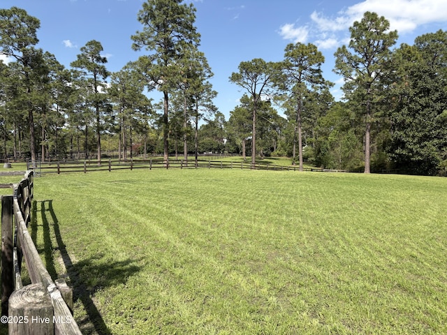 207 Bump A Long Ln, Southern Pines, NC 28387 - view of yard featuring fence