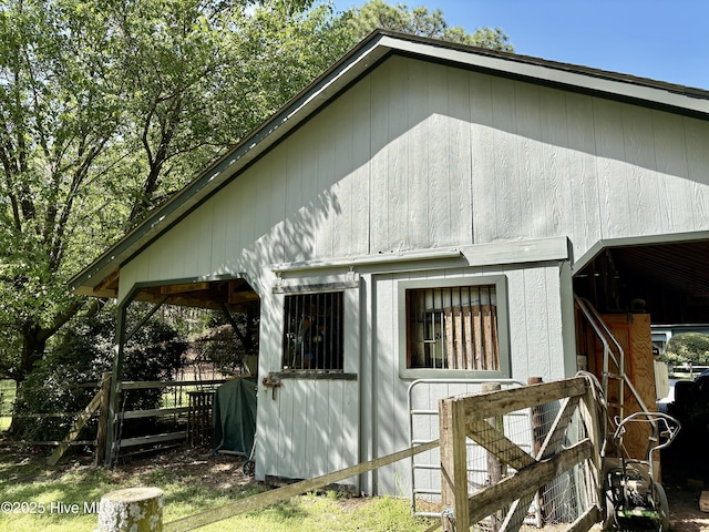 207 Bump A Long Ln, Southern Pines, NC 28387 - view of property exterior with an outbuilding and an exterior structure