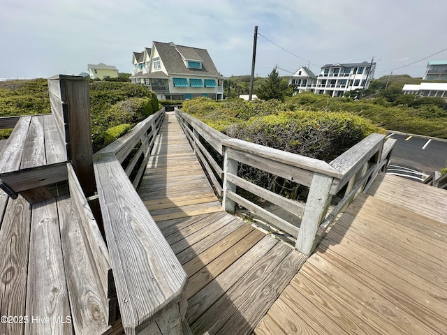 view of dock