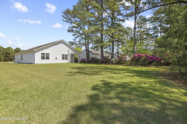 5900 Santo Domingo Ct, New Bern, NC 28560 - view of yard with central AC unit