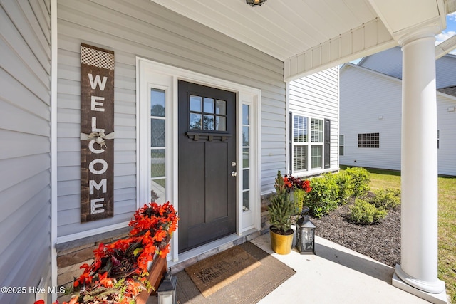 506 White Shoal Way, Sneads Ferry, NC 28460 - entrance to property featuring covered porch