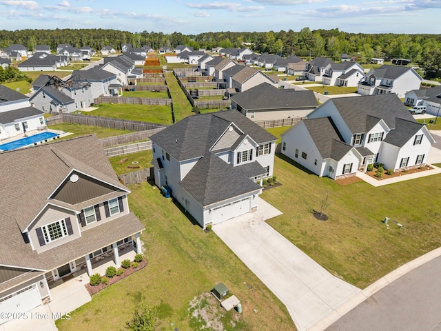 506 White Shoal Way, Sneads Ferry, NC 28460 - birds eye view of property with a residential view