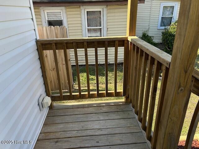 409 E Broad St, Elizabeth City, NC 27909 - view of wooden deck