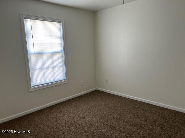 409 E Broad St, Elizabeth City, NC 27909 - empty room featuring dark carpet, baseboards, and plenty of natural light