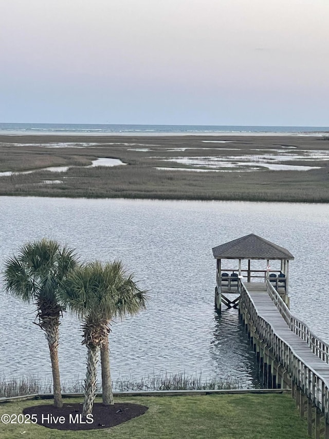 7265 Seashell Ln SW Unit 303, Ocean Isle Beach, NC 28469 - dock with a water view