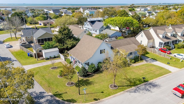 101 Beaufort Walk, Beaufort, NC 28516 - drone / aerial view featuring a residential view