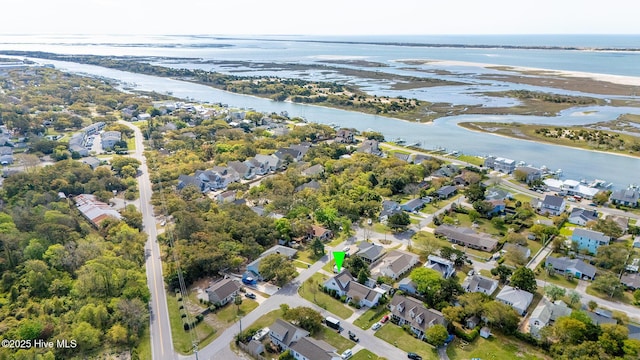 101 Beaufort Walk, Beaufort, NC 28516 - bird's eye view with a residential view and a water view