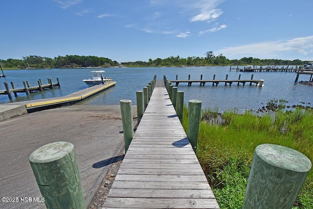 101 Beaufort Walk, Beaufort, NC 28516 - view of dock featuring a water view