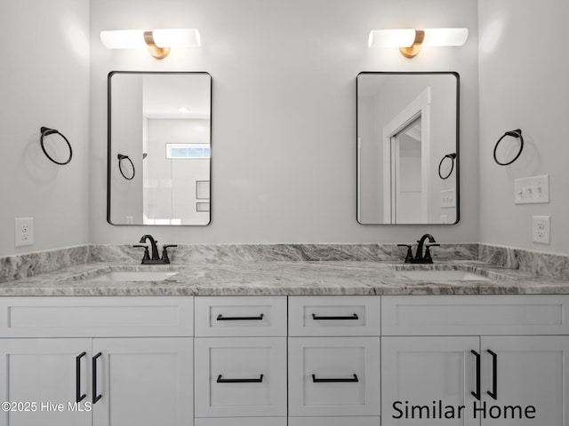 295 E Ivybridge Dr, Hubert, NC 28539 - full bathroom with double vanity