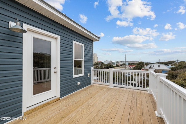 view of deck