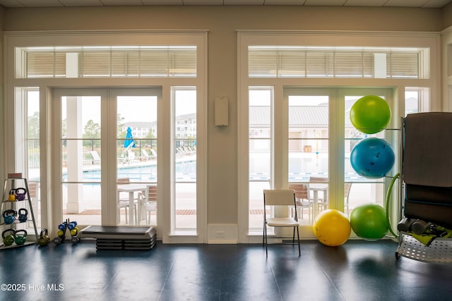 entryway with healthy amount of natural light