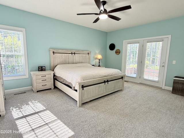165 Laurel Oak Ln, Pinebluff, NC 28373 - bedroom featuring access to outside, carpet floors, and baseboards