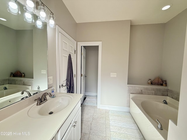 165 Laurel Oak Ln, Pinebluff, NC 28373 - full bath with a bath, vanity, and baseboards