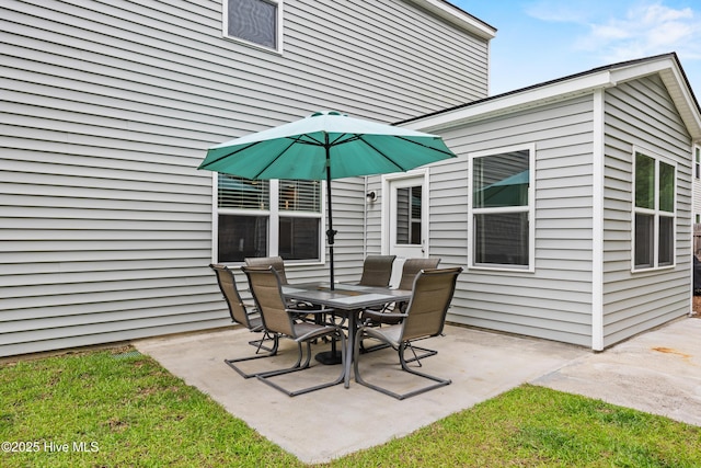 7351 Bellacroft Dr, Leland, NC 28451 - view of patio / terrace with outdoor dining area