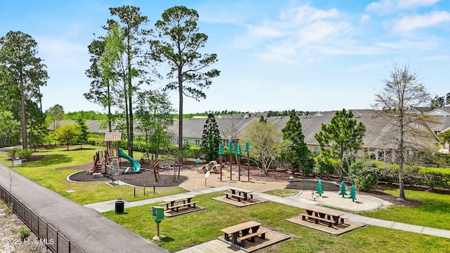 7351 Bellacroft Dr, Leland, NC 28451 - communal playground featuring a yard