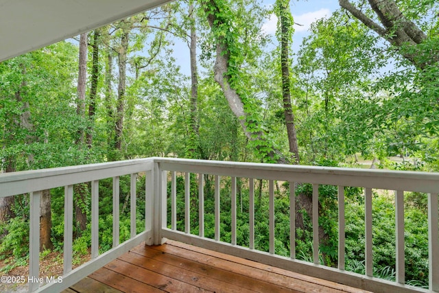 view of deck