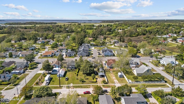 drone / aerial view featuring a residential view