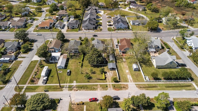 aerial view featuring a residential view