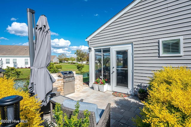 view of patio / terrace with grilling area