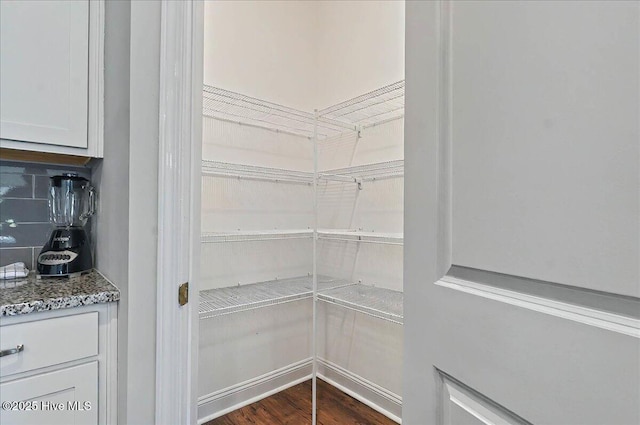 view of pantry