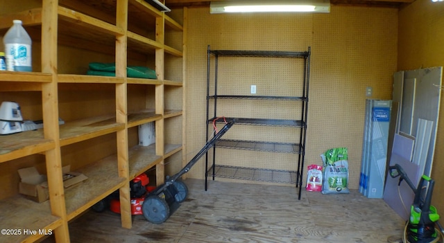 view of storage