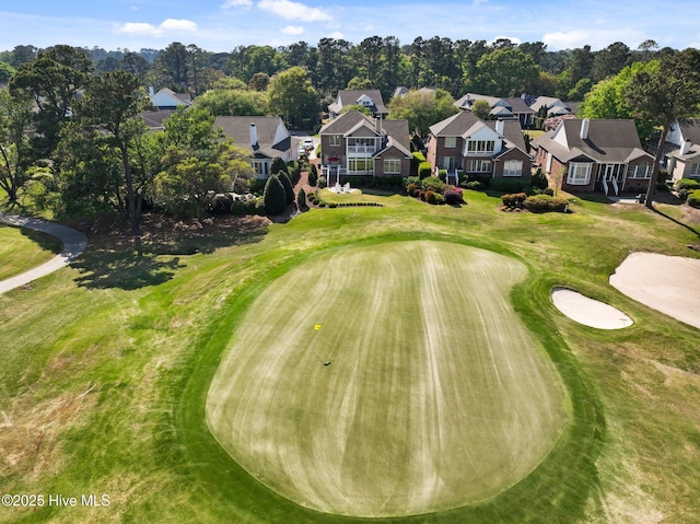 423 Black Diamond Dr, Wilmington, NC 28411 - drone / aerial view with golf course view and a residential view