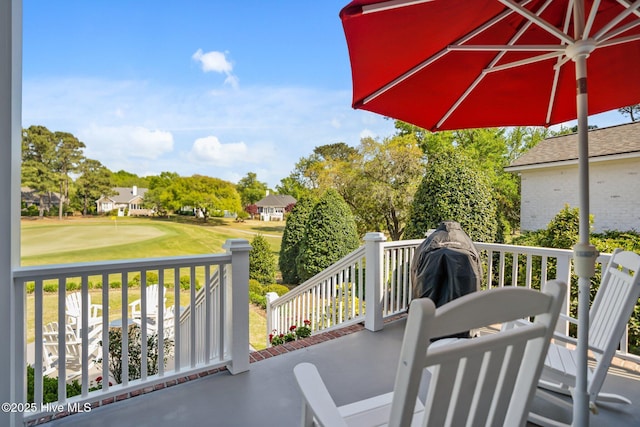 423 Black Diamond Dr, Wilmington, NC 28411 - balcony featuring view of golf course