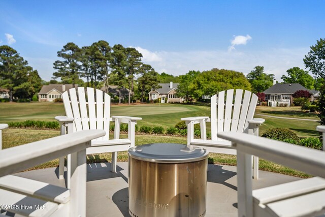 423 Black Diamond Dr, Wilmington, NC 28411 - exterior space featuring view of golf course